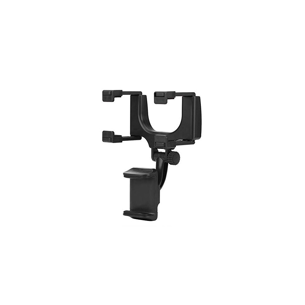 Universal Rear View Mirror Car Phone Holder With 360 Rotation And Secure Silicone Grip 9199774936125