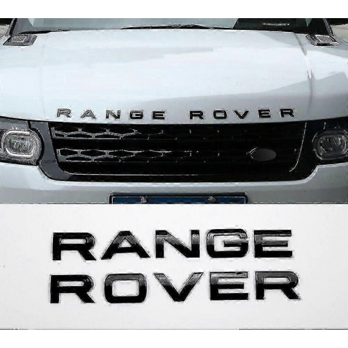 Per Range Rover - Set di stemmi con scritte in nero lucido per modelli Vogue Sport ed Evoque