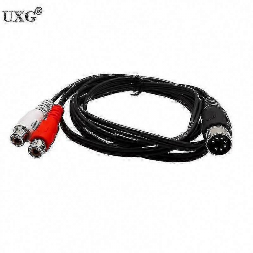 7Pin-Rca Female1m7 Pin Din Male To 2 Rca Male/Female Plug Adapter Cable For B&O Old Tv Equipment (50Cm/150Cm/5Ft/1.5M) 7057162708407