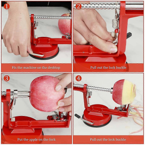 stainless steel apple peeler 3 in 1 core slice cutter 1