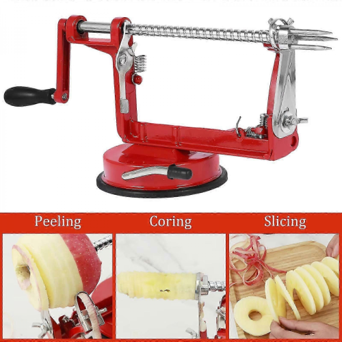 stainless steel apple peeler 3 in 1 core slice cutter 2