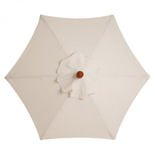 Beige 2m Sonnenschirm, Terrassenschirm, Sonnensegel, Markisen, farbecht, schützend, für den Außenbereich