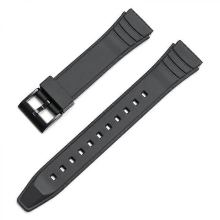 Cinturino in TPU nero per CASIO AW-49H/AW-49HE AW-45H-1BVH AW-44H