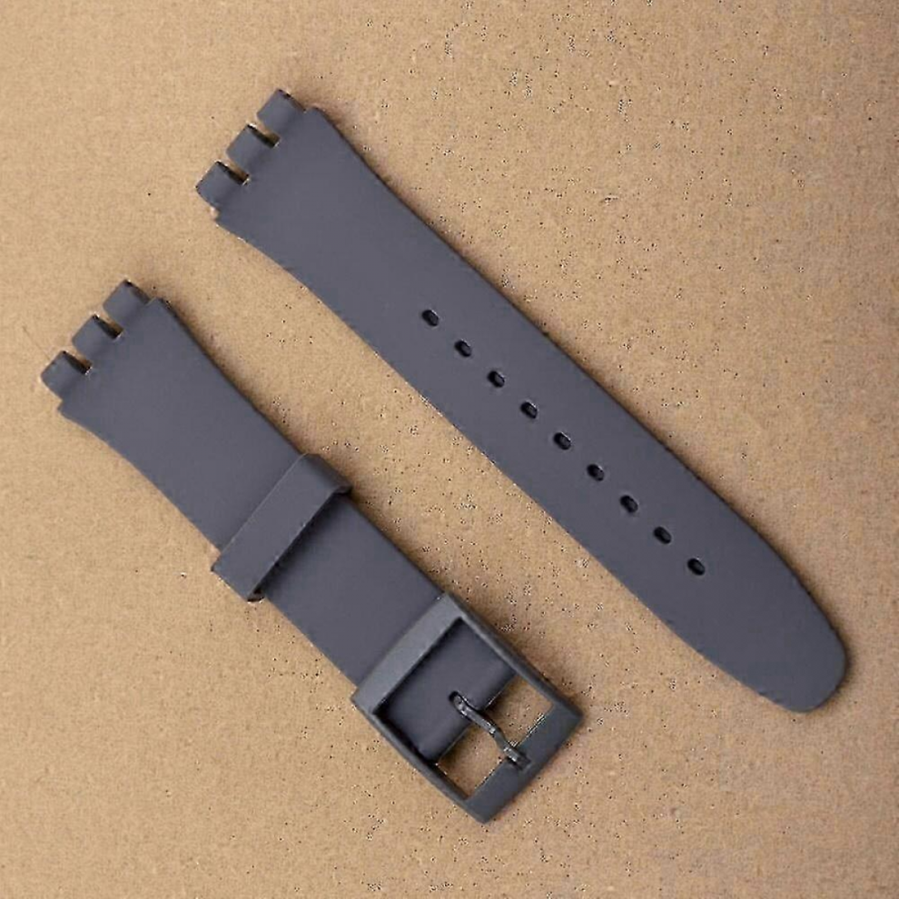 Grey16mmsoft 20Mm Tpu Watch Strap Replacement - Silicone Band For Wristwatches 7057162714989