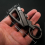 GlodFire starter keychain for camping with bottle opener and refillable flint 4