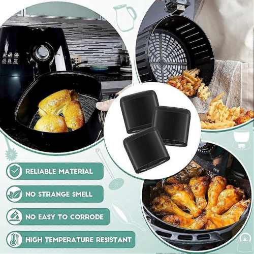 16Pcs Replacement Rubber Bumpers for AirFryer Grill Pan 2