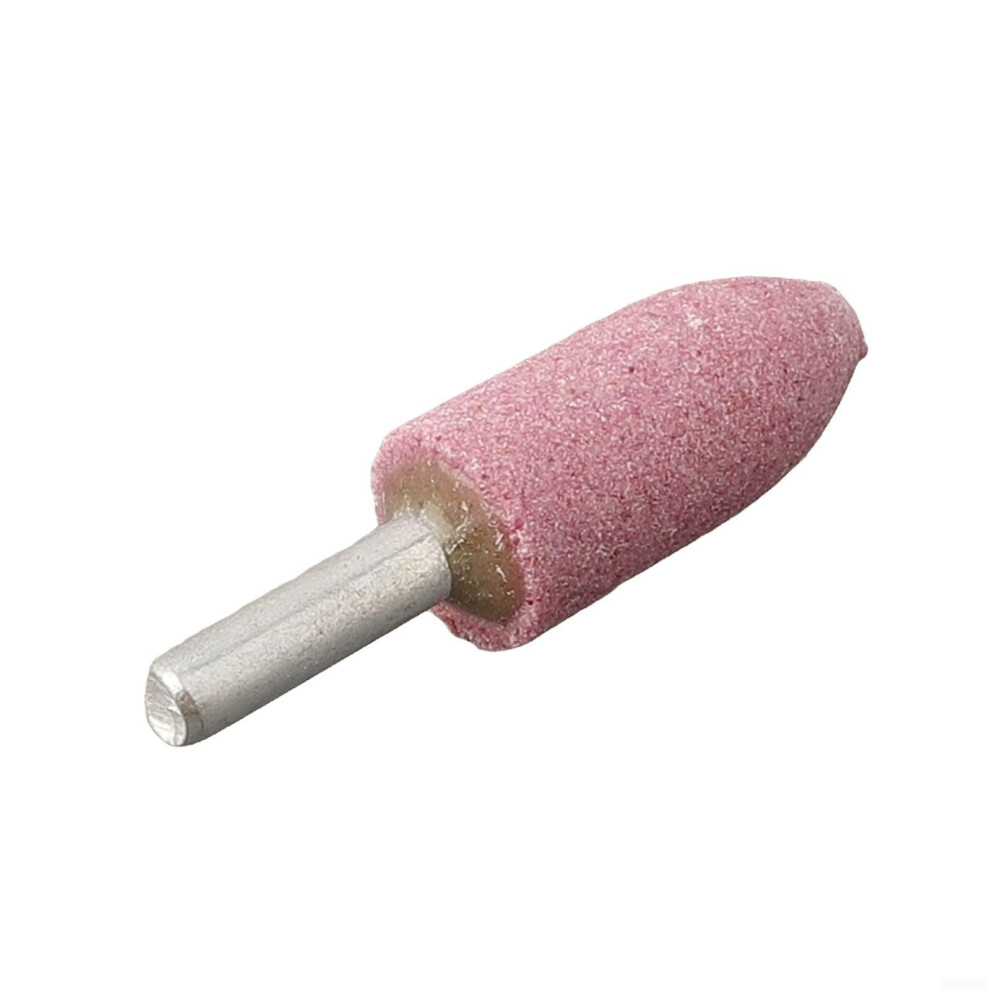 Polishing And Rust Removal Grinding Head 6Mm Shank, Red Corundum, 16Mm Head Diameter, For Metal Tools 9347817361636