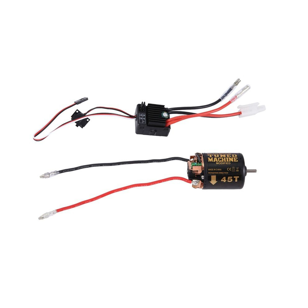 540 Brushed Motor 45T With 1060 Brushed Esc 60A 2-3S Lipo Waterproof Electric Speed Controller For Rc 1/10 Crawler Car 6033234777251