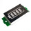 2 Stuks 1-8S Lithiumbatterijmeter Displaymodule Blauwe Driesnarige LED Lithiumbatterij-Indicatorbord 3