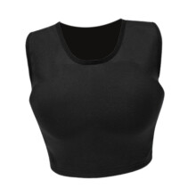 Karate Chest Protector XL for Women, Breathable Boxing Body Guard with Comfort Fit Elastic Band