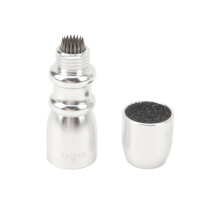 3-in-1 Aluminium Poolbillard-Kopfwerkzeug, Formen, Silber, 61g