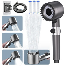 Shower Head With Filter, 15Stage Filtration, 4 Spray Modes, Pressure, WaterSaving Hose, Chlorine Reduction