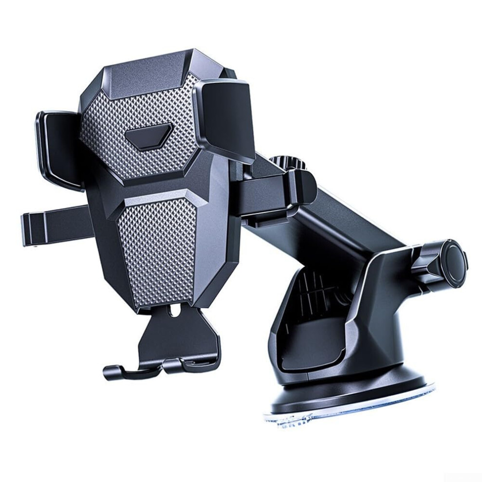 Adjustable Car Phone Holder With Strong Suction Cup And 360 Rotation For Dashboard Or Windshield 9199774937054
