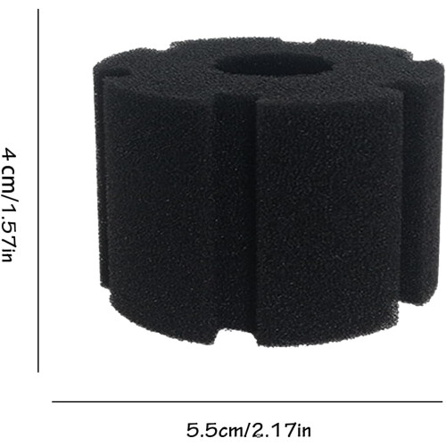 Sponge Filter Replacement for Aquarium Replacement Cotton Carbon Filter Cartridges Compatible With Filter Pump 2