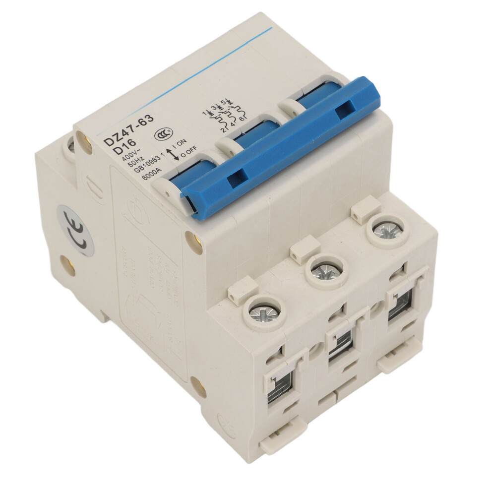 Office Building 3P 16A Circuit Breaker 400V Dz47 Flame Retardant 3781374975503