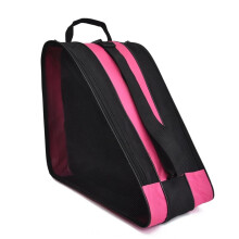 Skate Bag For Ice Skates With Guards Lightweight, Portable, Keeps Shoes Dry And Clean, MultiFunction Pink