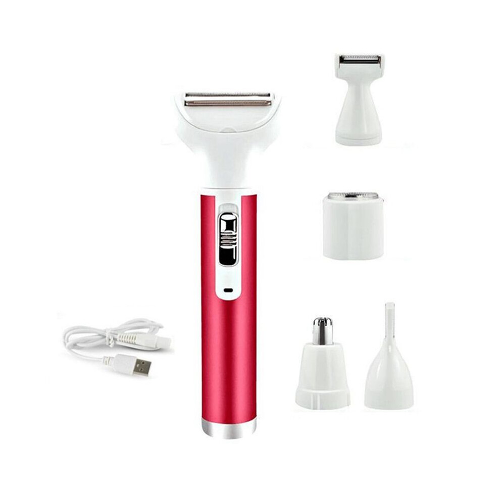 5 in 1 Body Hair Removal Epilator Armpit Hair Bikini Hair Leg Hair Pubic Hair Electric Shave Clipper Shaver Women