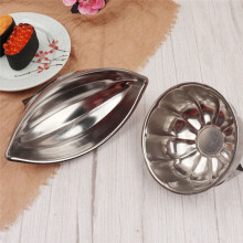 Japanese-Style Stainless Steel Boat-Shaped Egg-Wrapped Rice Mold Rice Molds Melon Seed Model