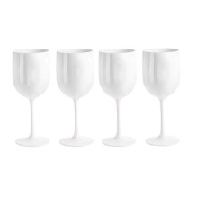 4 StüCk Elegante und Unzerbrechliche WeingläSer, WeingläSer Aus Kunststoff, Sehr Bruchsichere WeingläSer