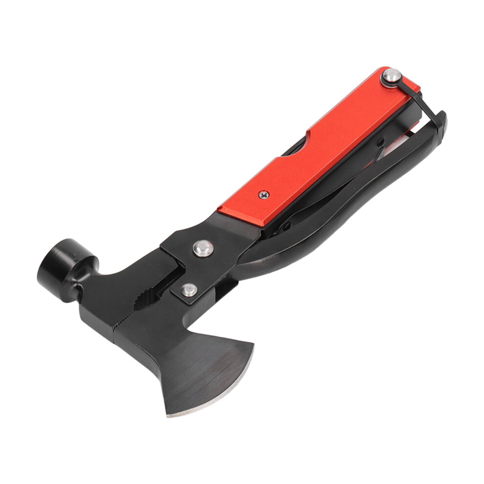 All-In-One Portable Stainless Steel Multitool Hammer With Lock For Camping 4191374976704