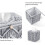 Tissue Box Cover Boho Decor Square Paper Tissue Holder with Bead Buckle Macrame Napkin Tissues Organizer for Home Office 2
