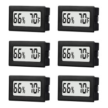 Piccolo Termometro Igrometro Digitale per Interni con Sensore di Umidità Della Temperatura Monitor Fahrenheit () per Barattoli, Umidificatori,