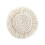 Coasters for Drinks Absorbent, Macrame Handmade Cotton Coasters for Coffee Table, Boho Coaster Set with Tassels Heat 5