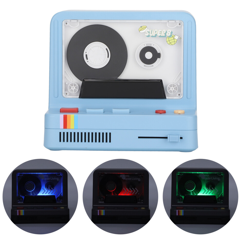 Portable Tooth Cassette Player Stereo Speaker, 1200Mah, Blue 9491374977240