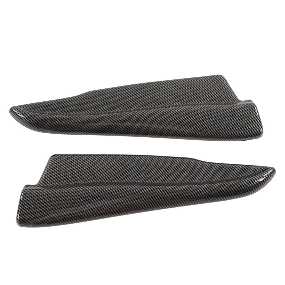 Universal Carbon Fiber Style Rear Bumper Lip Splitter Scratch Protector For Car 9481374977098