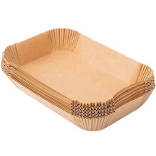 100 Stk Air Fryer Liner Rectangle, Air Fryer Liner für DZ201 DZ401, Air Fryer Backpapier für Foodi Dual