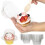 50-Pack Individual Cupcake Containers, Stackable Single Compartment Disposable Carrier Holder Box with Airtight Dome Lid 3