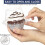 50-Pack Individual Cupcake Containers, Stackable Single Compartment Disposable Carrier Holder Box with Airtight Dome Lid 5