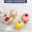 50-Pack Individual Cupcake Containers, Stackable Single Compartment Disposable Carrier Holder Box with Airtight Dome Lid 6