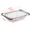 Stainless Steel Telescopic Strainer Basket, Vegetable Fruit Strainers,Rubber Handle Kitchen Sink Strainer Basket Tool 5