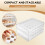 Egg Container for Refrigerator, 40 Grid/2 Layer Egg Holder for Refrigerator, Egg Drawer for Refrigerator, Egg Fresh Box 5