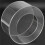 1Pc Round Acrylic Cake Display Board Cake  Smoother Scraper Cake Tray DIY Round Decor Cake Refillable Board(B) 5
