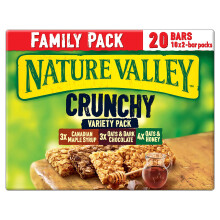 Nature Valley Crunchy Variety Family Pack Cereal Bars 420 g 7006360003