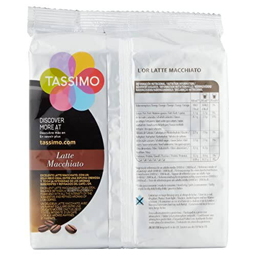 Tassimo Tassimo LOR Latte Macchiato Coffee Pods  8 Count  Pack of 5 40 drinks 1