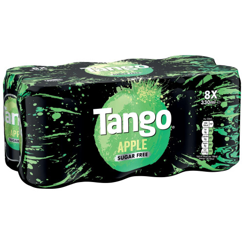 Tango Apple Sugar Free 330ml Pack of 8 2