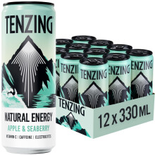 TENZING Natural Energy Drink Plant Based Vegan  Gluten Free BCAA Apple  Sea