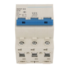 Miniatur-Hauptschalter 3P 16A 400V feuerhemmendes Gehäuse DZ47 63