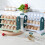 New Refrigerator Egg Storage Box Rotating Fridge Egg Holder Case Space-Saving Egg Organizer Container White 6