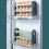 New Refrigerator Egg Storage Box Rotating Fridge Egg Holder Case Space-Saving Egg Organizer Container White 10