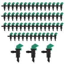 60 Stycken 4GPH Avtagbar Droppsprinkler Bevattning Droppavgivare TräDgåRdsflagga Bevattningsdropp, för TräD och Buskar
