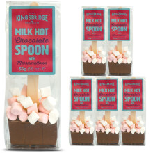 Kingsbridge Premium Hot Chocolate Spoons 5 Pack Luxury Milk Chocolate Min