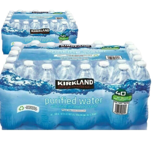 slamtech Kirkland Signature Spring Still Water 500ml, 40 Bottles