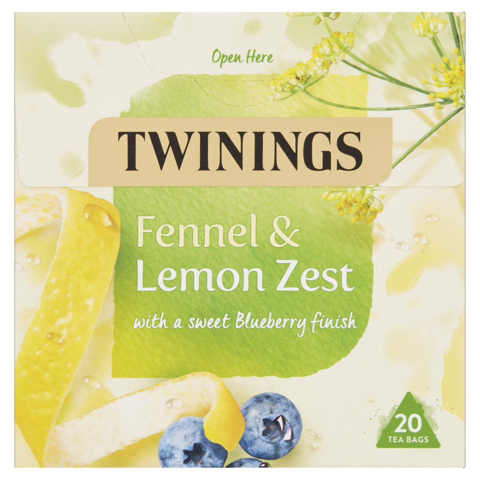 Twinings Fennel Lemon Zest Tea Bags 20 Each