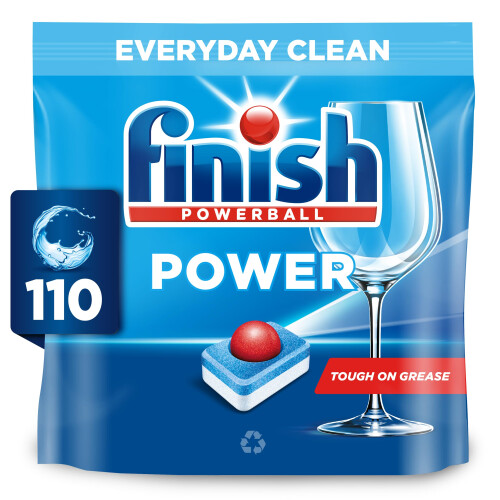 Finish Finish Power Dishwasher Tablets, 110 Tabs, Fresh