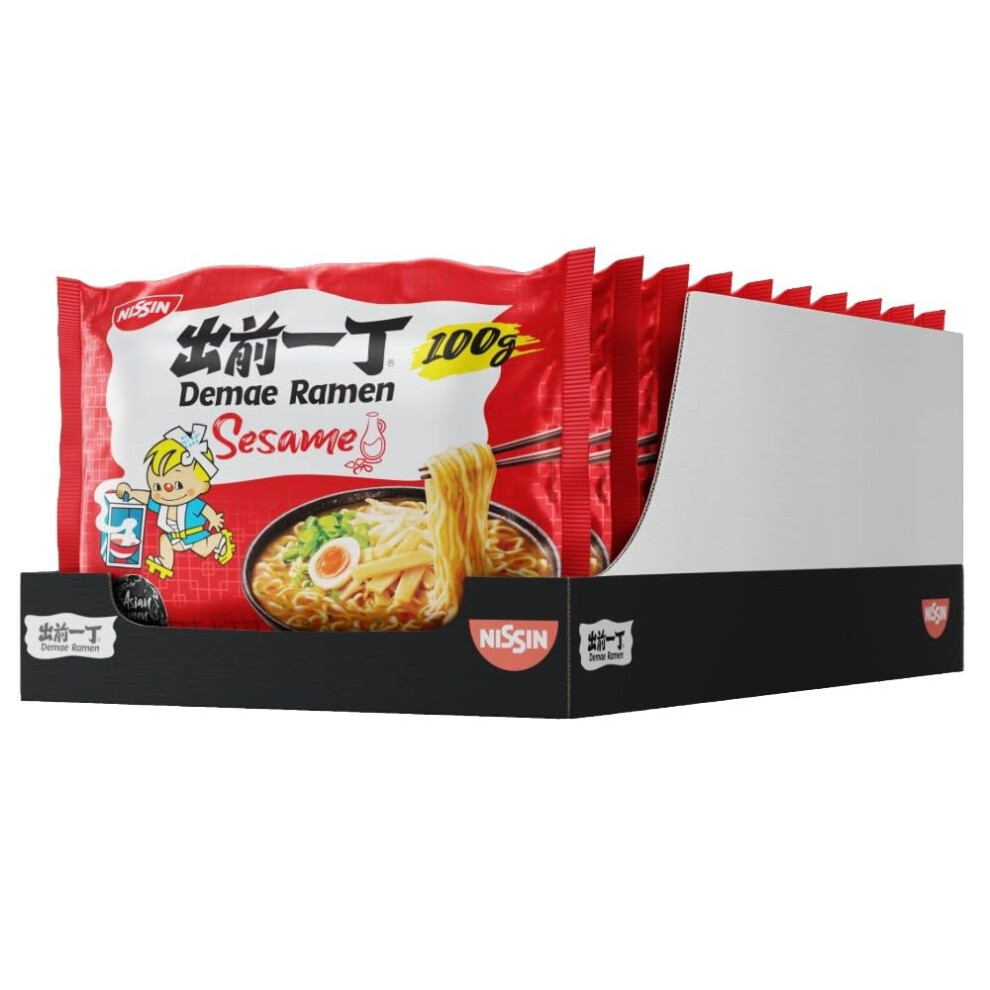 Nissin Ramen Sesame Flavoured Instant Noodles 100G Pack Of 10