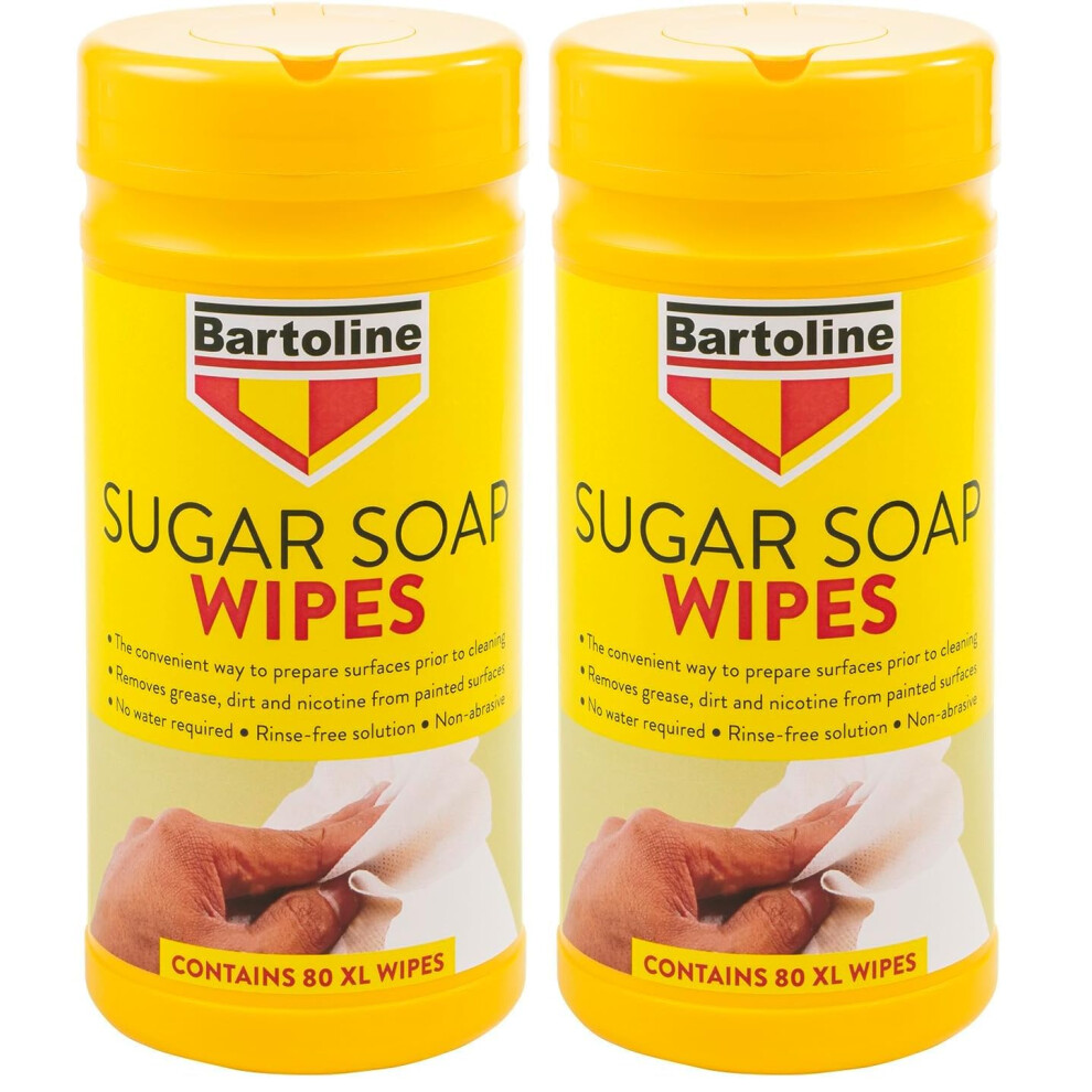 Bartoline Sugar Soap Prepaint Cleaner Degreaser Wipes For Wood Metal And